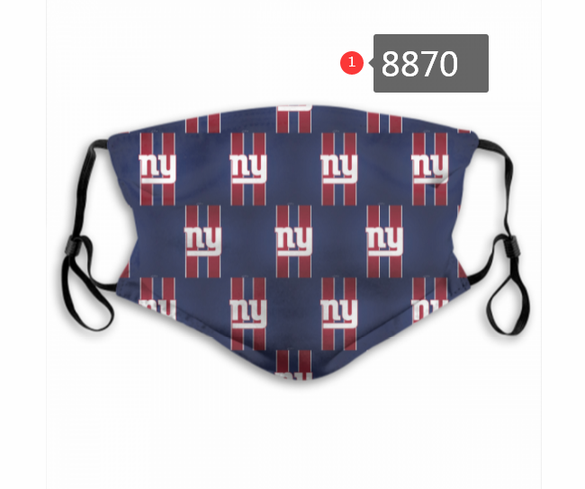 New York Giants #2 Dust mask with filter->nfl dust mask->Sports Accessory